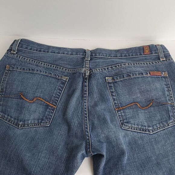 7 for All Mankind Men's Button Fly Relaxed Jeans Size 36 - Picture 5 of 8